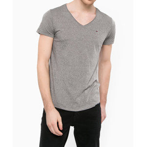 Tommy Hilfiger pánské šedé tričko Basic - S (13)